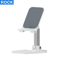 Giá đỡ để bàn có thể điều chỉnh chiều cao và gấp gọn Rock RPH0981 dùng cho điện thoại và máy tính bảng (Hàng chính hãng)
