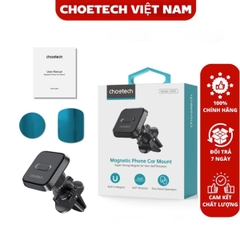 Giá đỡ điện thoại Magnetic Choetech H042 kẹp khe gió trên ô tô (Hàng chính hãng)