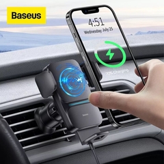 Giá đỡ điện thoại tích hợp sạc không dây dùng trên xe hơi CGZX000001 Baseus Wisdom Auto Alignment Car Mount Wireless Charger (QI 15W)