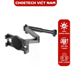 Giá đỡ điện thoại và máy tính bảng cho ghế sau ô tô Choetech H090 kéo giãn linh hoạt tiện lợi cho mọi hành trình (Hàng chính hãng)