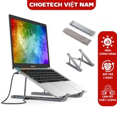Giá đỡ tích hợp hub chuyển đổi 7 in 1 Choetech M48 đa năng (Hàng chính hãng)