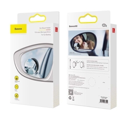 Gương cầu lồi mở rộng góc nhìn, chống điểm mù cho xe hơi Baseus Full View Blind Spot Rearview Mirrors (Bộ 2 cái)