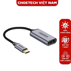 HUB chuyển từ TYPE C sang Displayport 4K@60Hz Choetech HUB-H11 (Hàng chính hãng)
