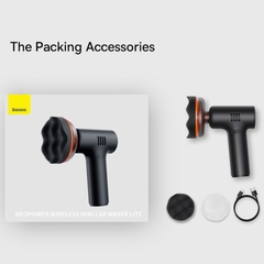 Máy đánh bóng mini không dây Baseus NeoPower Wireless Mini Car Waxer Lite CRLQ000001