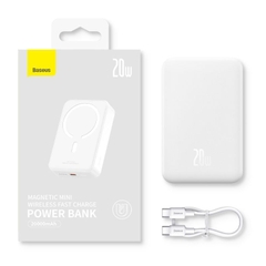 Pin Dự Phòng Sạc Nhanh Không Dây 20W Baseus Magnetic Mini Wireless Fast Charge Power Bank (6000/10000/20000mAh)- PPCXM