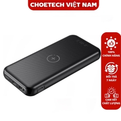 Pin Sạc Dự Phòng Không Dây 10w Choetech B650 dung lượng 10000mAh (Hàng chính hãng)