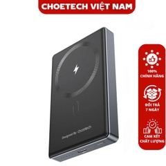 Pin sạc dự phòng magsafe 20w Choetech B739 dung lượng 10000mAh với thiết kế siêu mỏng và nhẹ (Hàng chính hãng)