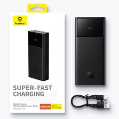 Pin sạc dự phòng Baseus Star-Lord Digital Display Fast Charging Power Bank 30W (Kèm cáp USB to Type-C 3A, 30cm)