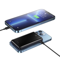 Pin Sạc Dự Phòng Không Dây Kèm Chân Đỡ Baseus Magnetic Bracket Wireless Fast Charge Power Bank 10000mAh 20W (With Cable C to C 60W)- PPCXZ
