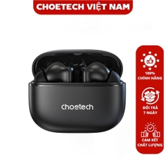 Tai nghe Bluetooth chống ồn ENC+ANC Choetech BH-T55 kết nối ổn định, âm thanh chất lượng cao (Hàng chính hãng)