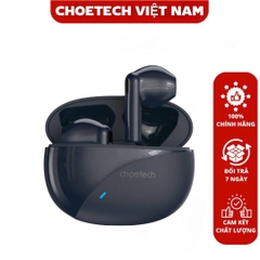 Tai Nghe Bluetooth Không Dây Choetech BH-T24 True Wireless Earphones Bluetooth 5.3, Âm Thanh Chất Lượng Cao (Hàng chính hãng)