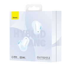 Tai Nghe Bluetooth Baseus AirNora 2 True Wireless Earphones Hybrid ANC (Bluetooth V5.3, 30h sử dụng, APP Control)