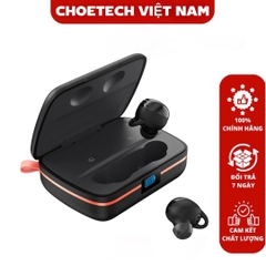 Tai nghe Bluetooth thể thao Choetech BH-T05 sạc năng lượng mặt trời và tích hợp pin dự phòng 2500mAh (Hàng chính hãng)