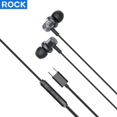 Tai nghe có dây kỹ thuật số Type C ROCK ES09 (Hàng chính hãng)