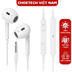 Tai nghe dây chân cắm 3.5mm lateral in-ear Choetech OC-A016 (Hàng chính hãng)
