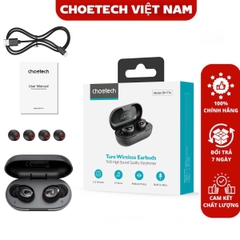 Tai Nghe Tai nghe Bluetooth True Wireless Choetech BH-T16 (Hàng chính hãng)