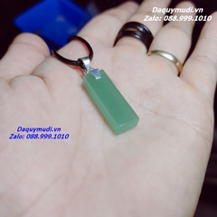 MẶT DÂY CHUYỀN NGỌC ĐÔNG LINH MÓC BẠC CHO NỮ