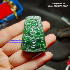 Mặt Dây Chuyền Ngọc Hình Quan Công