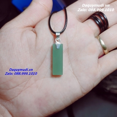 MẶT DÂY CHUYỀN NGỌC ĐÔNG LINH MÓC BẠC CHO NỮ