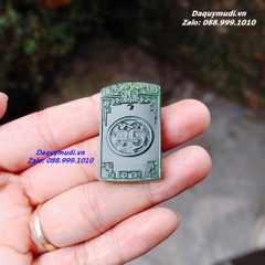 DÂY CHUYỀN NGỌC BÍCH XANH PHẢN CỔ BÀI