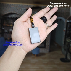 Copy of DÂY CHUYỀN NGỌC BÍCH MÀU ĐEN BỌC BẠC