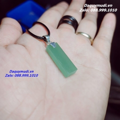 MẶT DÂY CHUYỀN NGỌC ĐÔNG LINH MÓC BẠC CHO NỮ