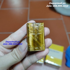 MẶT DÂY CHUYỀN ĐÁ MẮT HỔ VÀNG TỰ NHIÊN