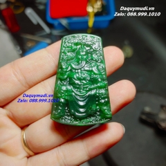 Mặt Dây Chuyền Ngọc Hình Quan Công