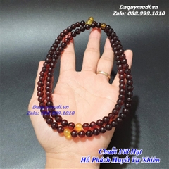 CHUỖI 108 HẠT HỔ PHÁCH HUYẾT TỰ NHIÊN