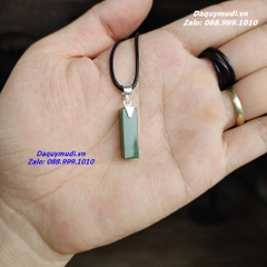 Dây Chuyền Mặt Ngọc Cho Nữ - Móc Bạc