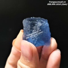 ĐÁ FLUORITE XANH DƯƠNG TỰ NHIÊN - Mẫu DT31