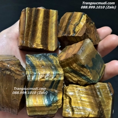 ĐÁ MẮT HỔ THÔ TỰ NHIÊN - Mẫu DT34
