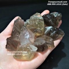 ĐÁ THẠCH ANH ĐEN KHÓI TỰ NHIÊN - Mẫu DT12