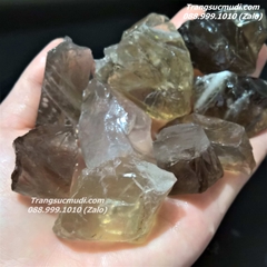 ĐÁ THẠCH ANH ĐEN KHÓI TỰ NHIÊN - Mẫu DT12