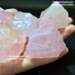 ĐÁ THẠCH ANH HỒNG THÔ TỰ NHIÊN - Mẫu DT08