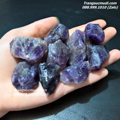 ĐÁ THẠCH ANH TÍM THÔ TỰ NHIÊN - Mẫu DT14