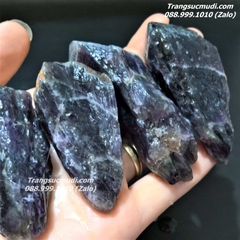 ĐÁ THẠCH ANH TÍM THÔ TỰ NHIÊN - Mẫu DT15