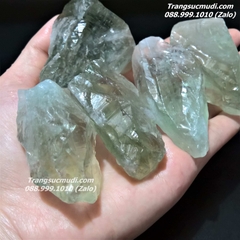 ĐÁ THẠCH ANH TÍM XANH PRASIOLITE TỰ NHIÊN - Mẫu DT01