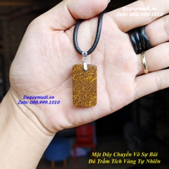 DÂY CHUYỀN MẶT ĐÁ MÀU VÀNG