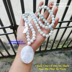 VÒNG CỔ NGỌC PHỈ THUÝ HÌNH ĐỨC MẸ MARIA