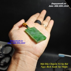VÒNG ĐEO CỔ NGỌC BÍCH XANH TỰ NHIÊN - HÀNG ĐẸP