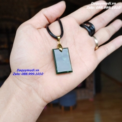 MẶT DÂY CHUYỀN VÔ SỰ BÀI NGỌC BÍCH XANH BÔNG TUYẾT TỰ NHIÊN