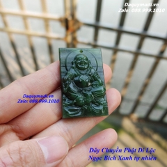 MẶT DÂY CHUYỀN PHẬT DI LẶC NGỌC BÍCH TỰ NHIÊN