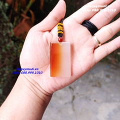 MẶT DÂY CHUYỀN NAM ĐÁ MÃ NÃO TỰ NHIÊN