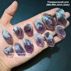 MẦM THẠCH ANH TÍM TỰ NHIÊN PHA LÊ - Mẫu DT18