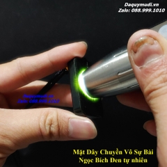 MẶT DÂY CHUYỀN VÔ SỰ BÀI NGỌC BÍCH ĐEN TỰ NHIÊN