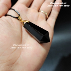 MẶT DÂY CHUYỀN LỤC GIÁC ĐÁ MÀU ĐEN
