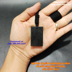 MẶT DÂY CHUYỀN ĐÁ SHUNGITE - ĐÁ CHẮN SÓNG ĐIỆN TỪ TRƯỜNG