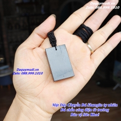 MẶT DÂY CHUYỀN ĐÁ SHUNGITE - ĐÁ CHẮN SÓNG ĐIỆN TỪ TRƯỜNG