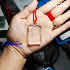 MẶT DÂY CHUYỀN ĐÁ THẠCH ANH MÀU TRẮNG
